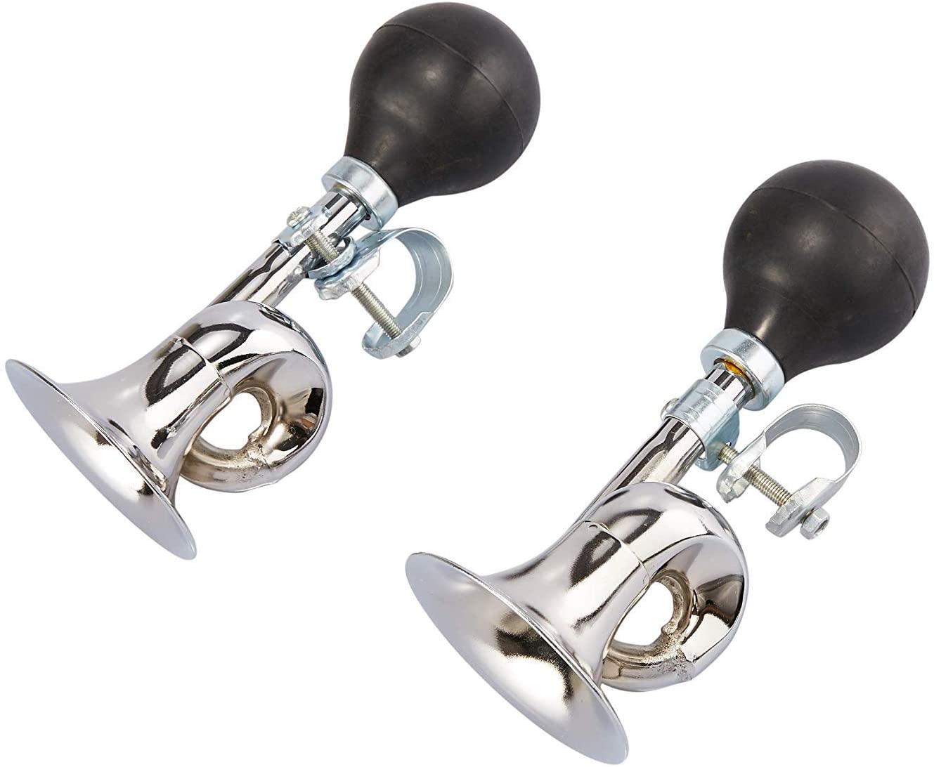 Bugle Horn Retro Clown Kids Bike Horn Classic Vintage Metal Twist Loudspeaker Siren Hooter Snail Air Horn for Vehicles
