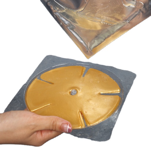 Private Label skin care tightening Whitening breast sheet masks perfect 24K Gold collagen breast mask