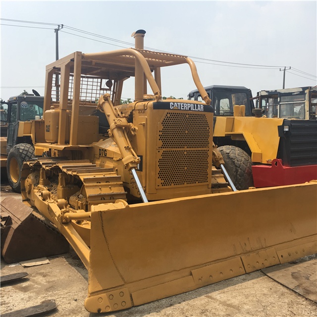 Высококачественный б/у гусеничный бульдозер CAT D7G с лебедкой для продажи/бульдозер Caterpillar D7