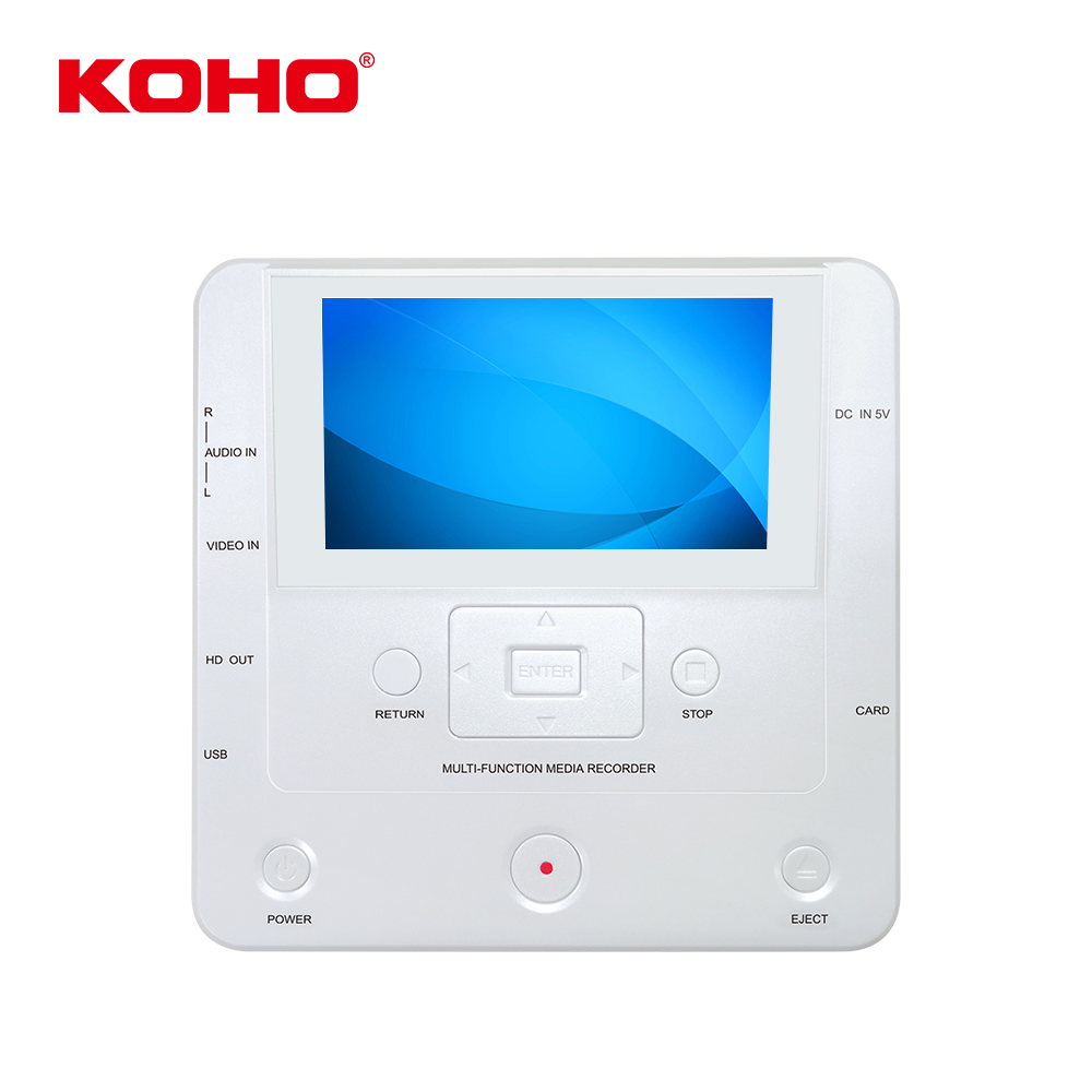 Портативный проигрыватель Dvd и Vcd Vhs 4,3 дюймов Mini Av в домашних KOHO/OEM 480X272 Pixel Allwinner A64 Plastic CN;GUA KR043A 15W