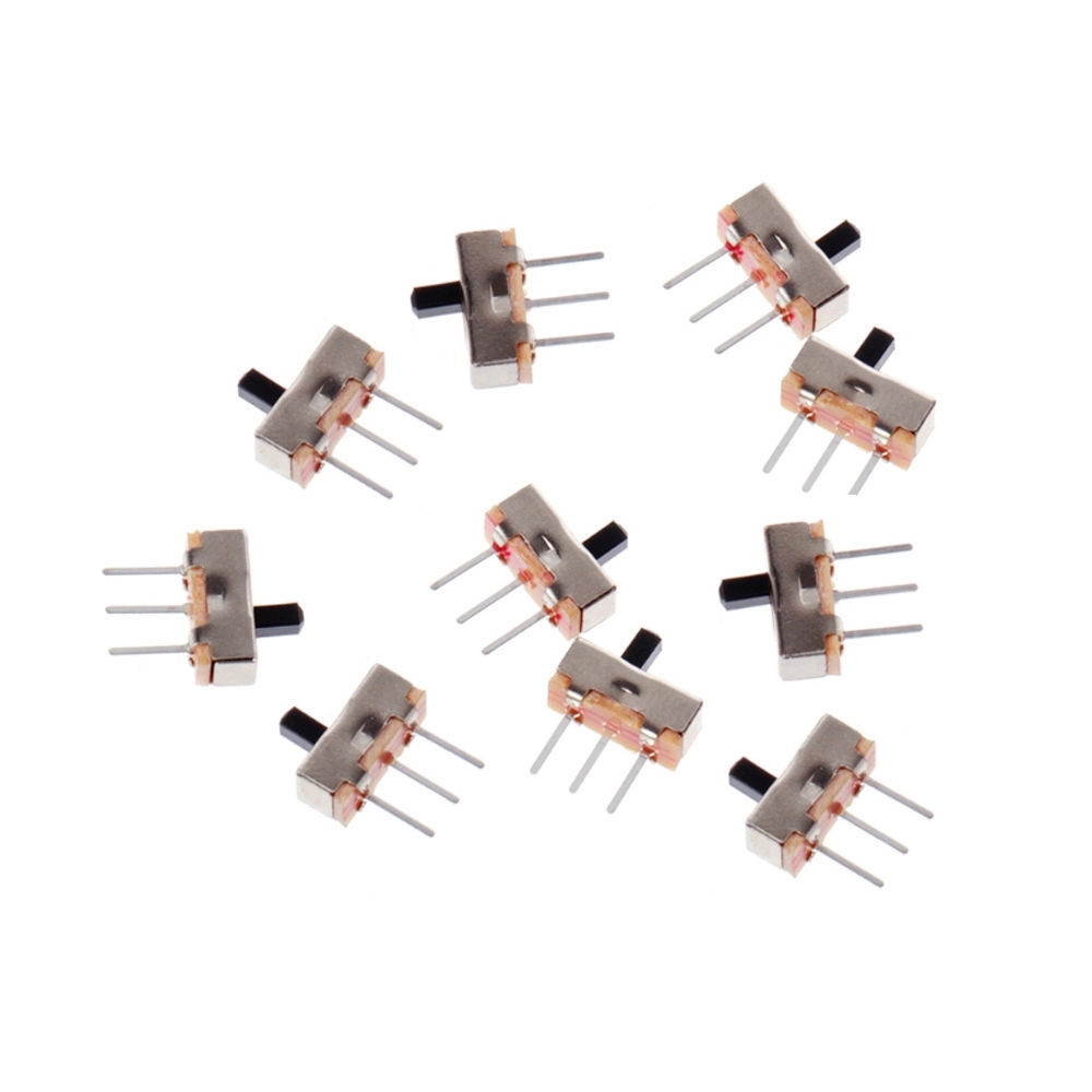 Interruptor on-off mini Slide Switch SS12D00 SS12D00G3 3pin 1P2T 2 Position High quality toggle switch Handle length:3MM