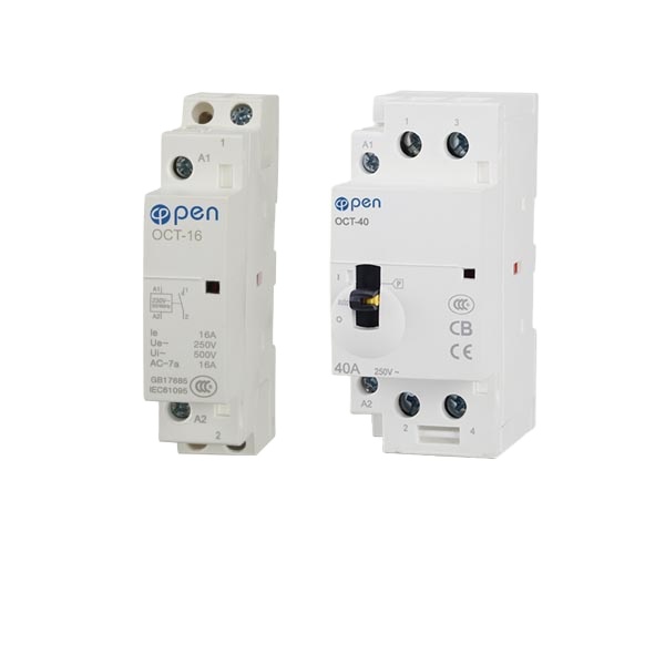 Окт модульный DIN Rail 220V 48V 100A 63A 40A 20A NC без Автоматическая Ручная контактор переменного тока