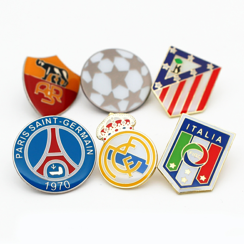 Custom Pin Manufacturer Sporting Soccer Football Club Badge Enamel Pin