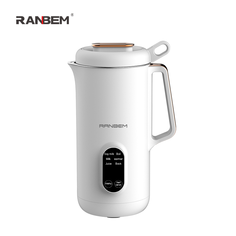 Завод RANBEM, OEM, 110 В, машина для настенного разбивания веганского молока, машина для хлопьев, кокоса, соевого молока, приготовление миндаля и молока