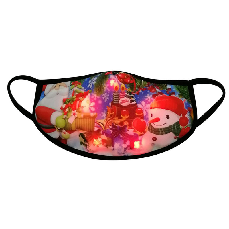 New Led Light Facepiece For Christmas Face Facepiece Hot Sale Light Up Facepiece Is Gift Toys For Boys And Girls