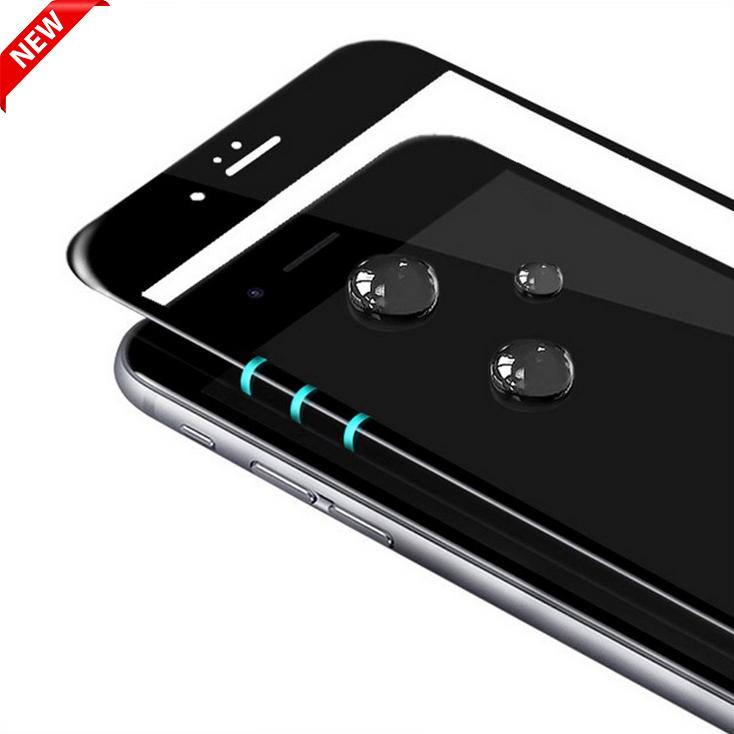 Для iPhone6S/7/8PLUS 2.5D/5D/9D Защитное стекло для экрана Запчасти черный из закаленного стекла для защиты экрана apple phone Защитная пленка для экрана
