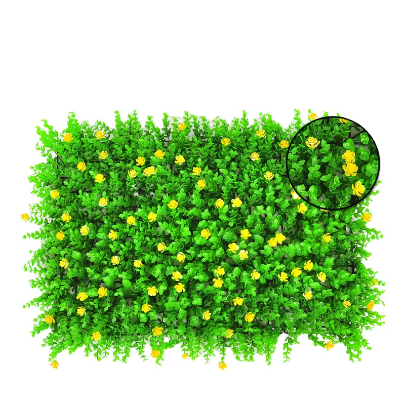 The factory sell like hot cakes High quality artificial plants green wall 308 brought flowers eucalyptus lawn