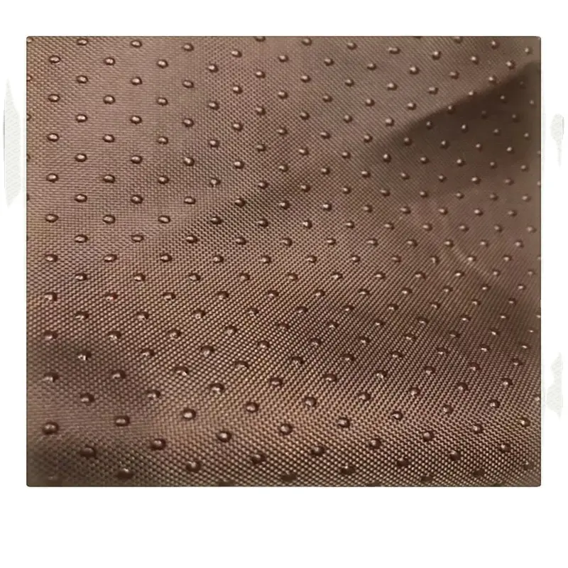 Polyester Anti-slip grip material non slip waterproof non-slip dotted anti slip fabric