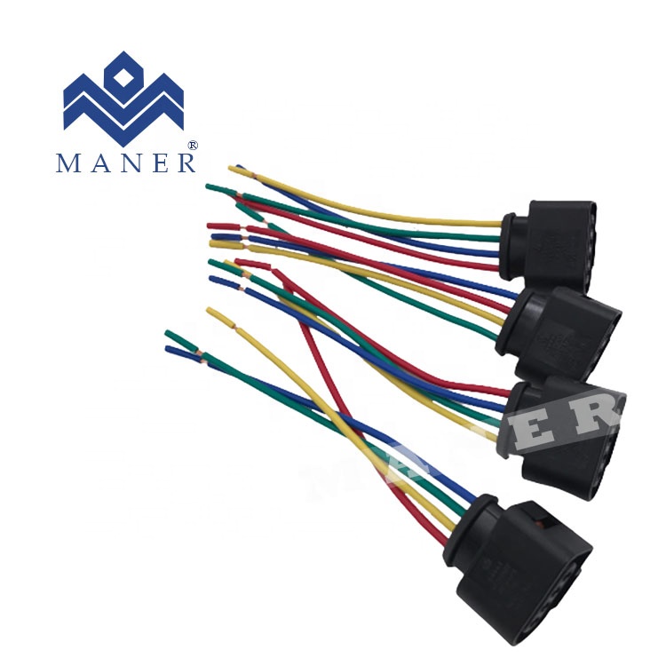 4 Pin 1J0973724 Ignition Coil female Connector Plug Harness For Audi A3 A4 A5 A6 VW Jetta GTI Golf 1J0 973 824