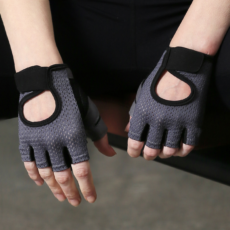 Professional Manufacture Cheap Black Custom Womens Weight Lifting Gloves