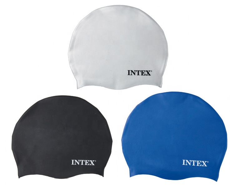 Original authentic hot spring swimming waterproof talle PU coated hat men and women long hair large silicone swimming hat 55991