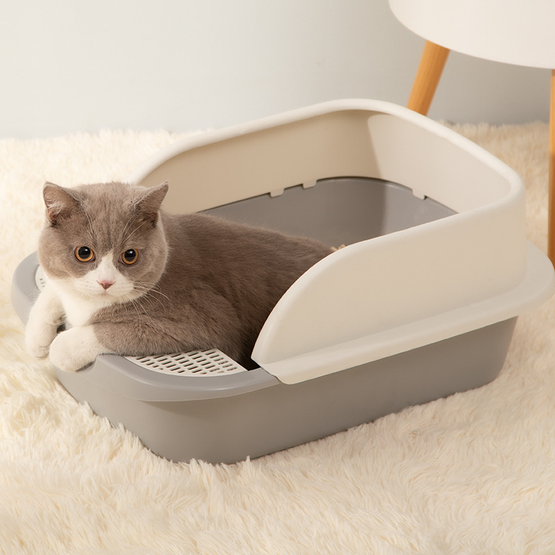 Manufacturers direct spill prevention cat litter box pet cleaning supplies