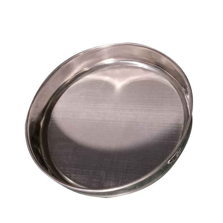 Dia 400Mm Partical Molybdenum Powder Size Analysis Size Standard Laboratory Testing Sieve With Lid