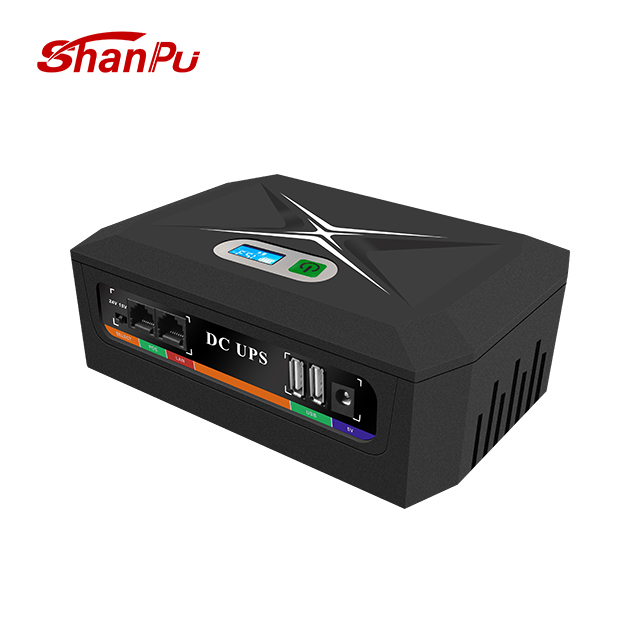 Ce Certificated Mini Ups Type-c USB DC 9V 12V 5V Poe Multi Output Port Power Bank Ups for Web Camera