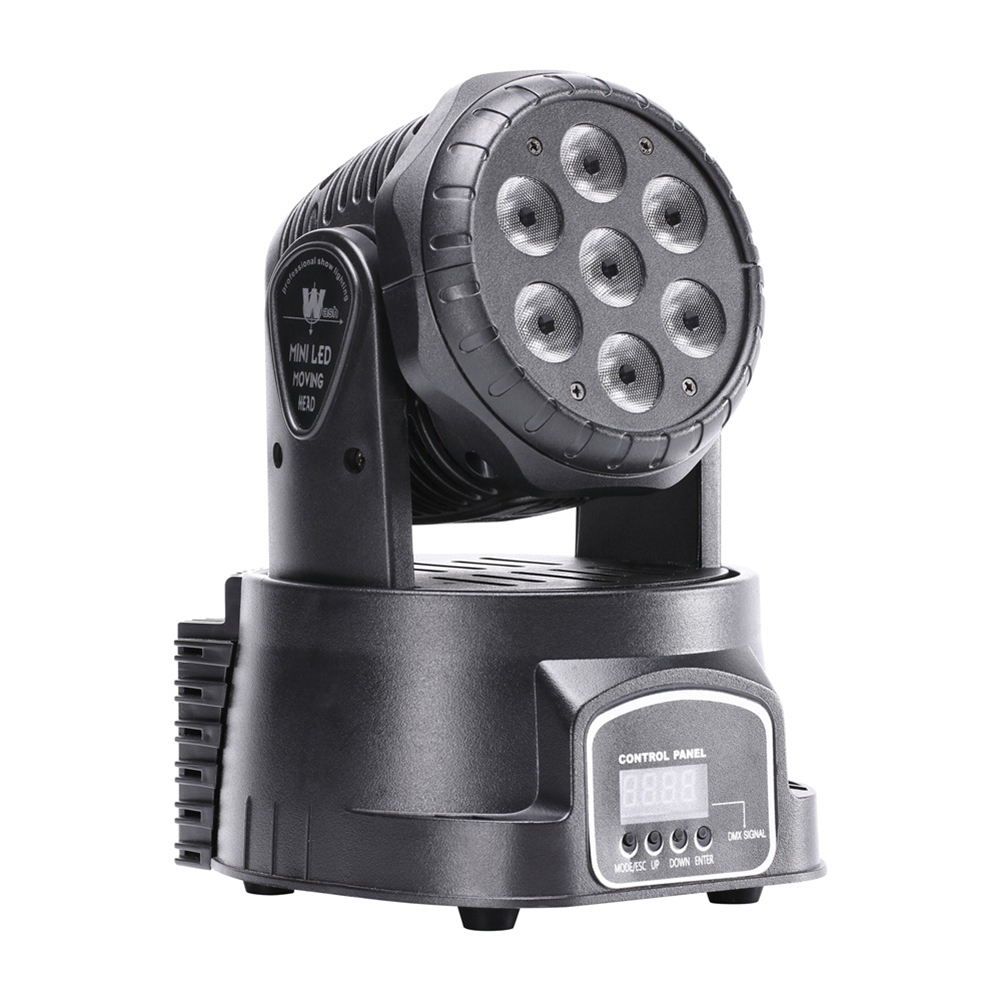 U'King 7X10W RGBW DJ диско освещение эффект 9/14 CH LED движущаяся голова сценический свет