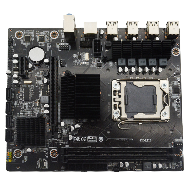 Дешевая цена Высокоскоростная материнская плата для игровых ПК Xeon Max 32GB LGA 1366 Материнская плата DDR3 для дома