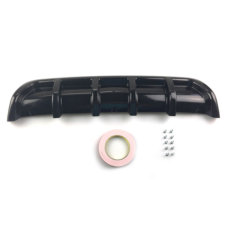Car modified parts sports ABS universal rear bumper lip rear shovel tail 67cm horn shark fin chassis deflector rear diffuser