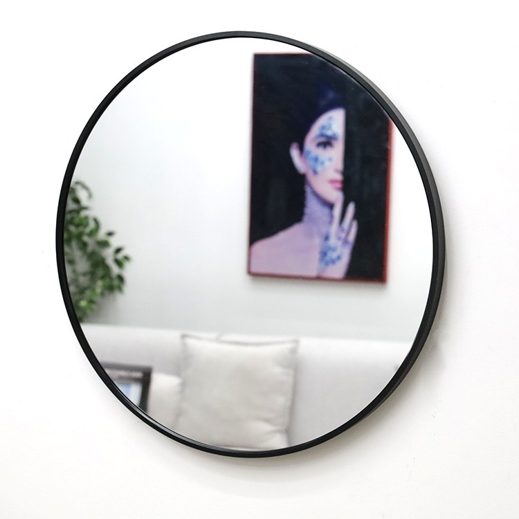 Factory Price Modern Style Framed Bathroom Wall Mounted Round Mirror