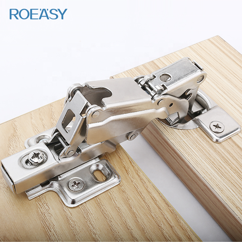 Мягкая закрывающаяся угловая петля ROEASY 165 градусов bisagras, зажим для мебели, кухонная скрытая петля, петля для шкафа, медленно Двигающаяся