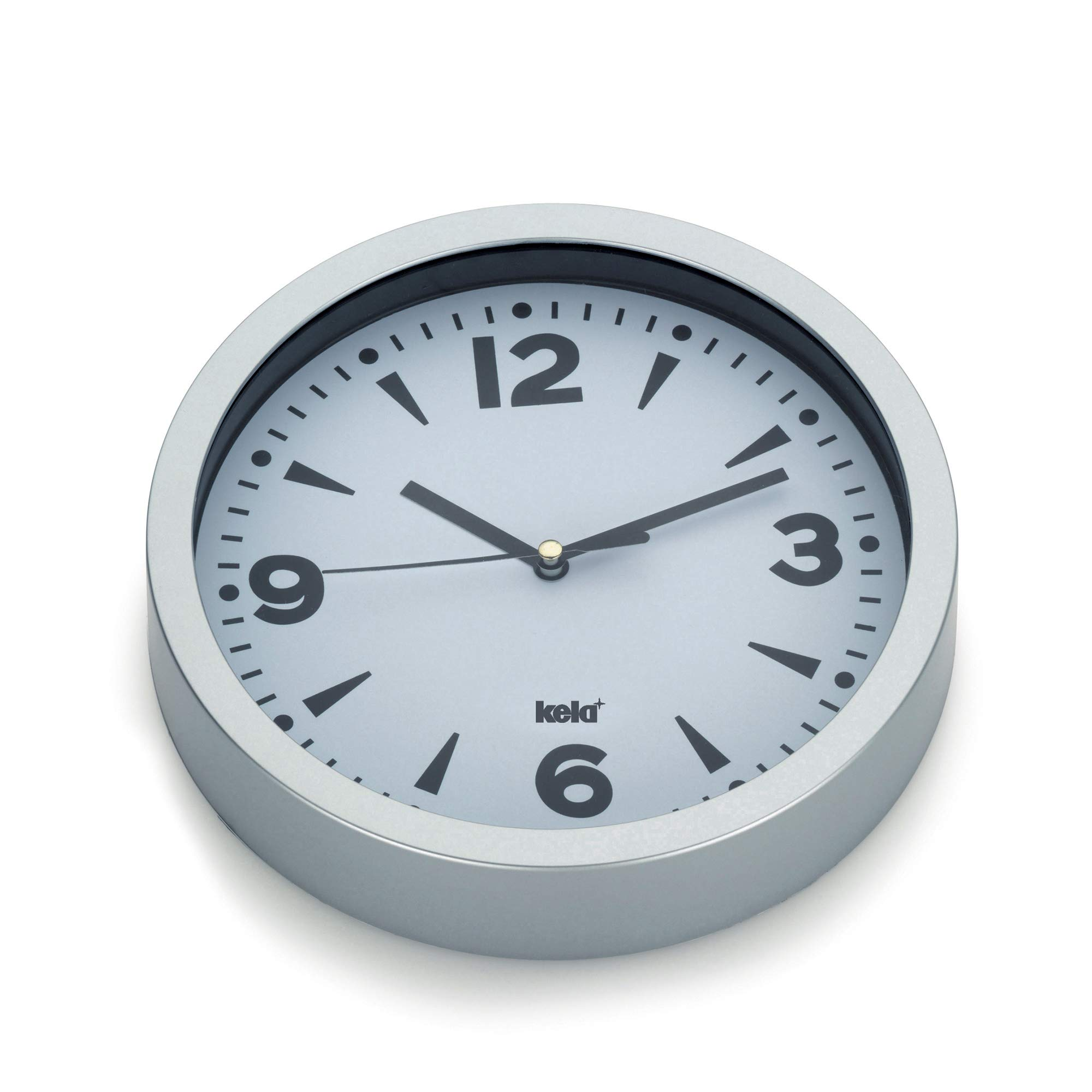 White Plastic Battery Wall Clock for Home Decor Table Displaying Wholesale Clock