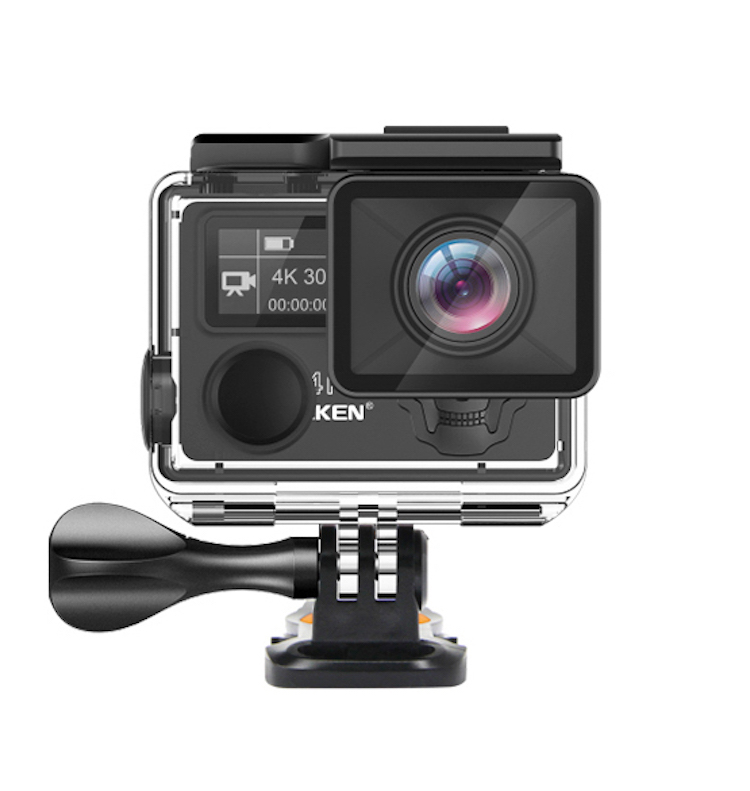 Экшн-камера EKEN H5S плюс Экшн-камера HD 4K 30fps Wi-Fi камера с водонепроницаемым чехлом и возможностью погружения на глубину до 30 м 2,0 'сенсорный экран аксессуары для спортивной камеры