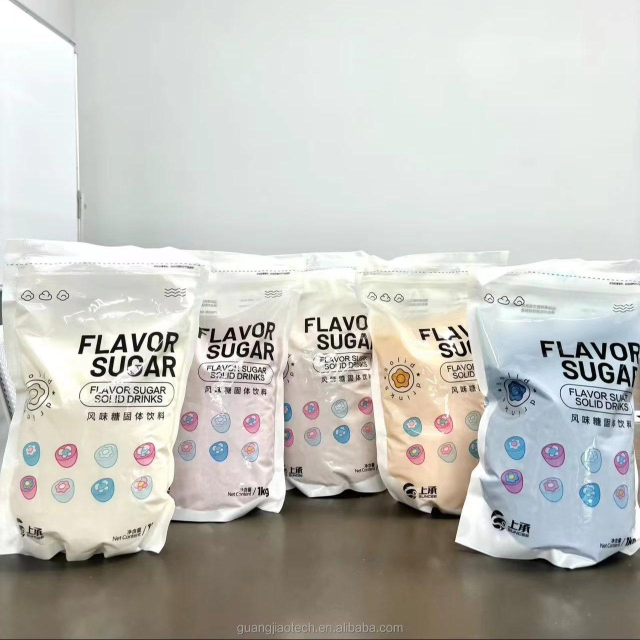 Our premium flavor sugar with four fruits sweet for cotton candy