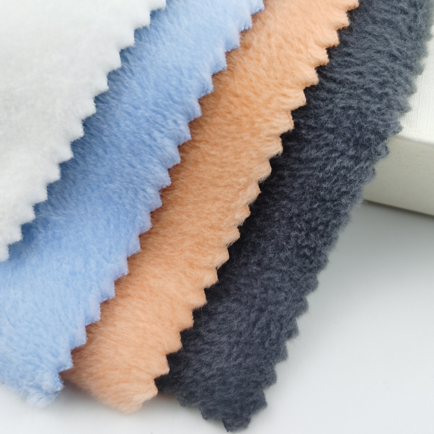 super soft wrap knitted polyester spandex velvet