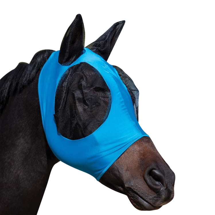 New Design Cartoon Windproof Elasticity And Comfortable Fit Anti-Fly And Insect Biting Horse Face Shield