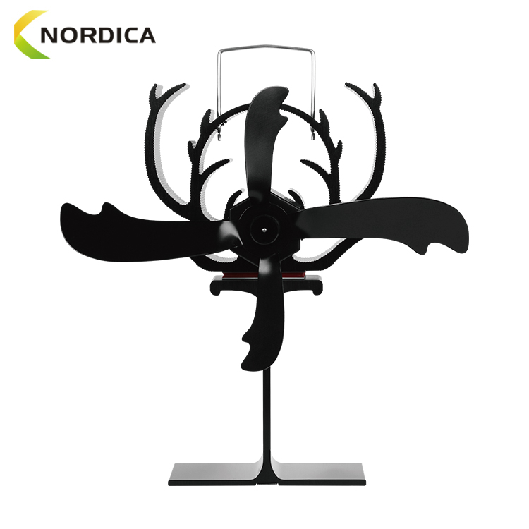 2019 Nordica HL-800D незначительное тепловое излучение плита вентилятор бесшумный вентилятор 4 лопасти дом аксессуары для камина