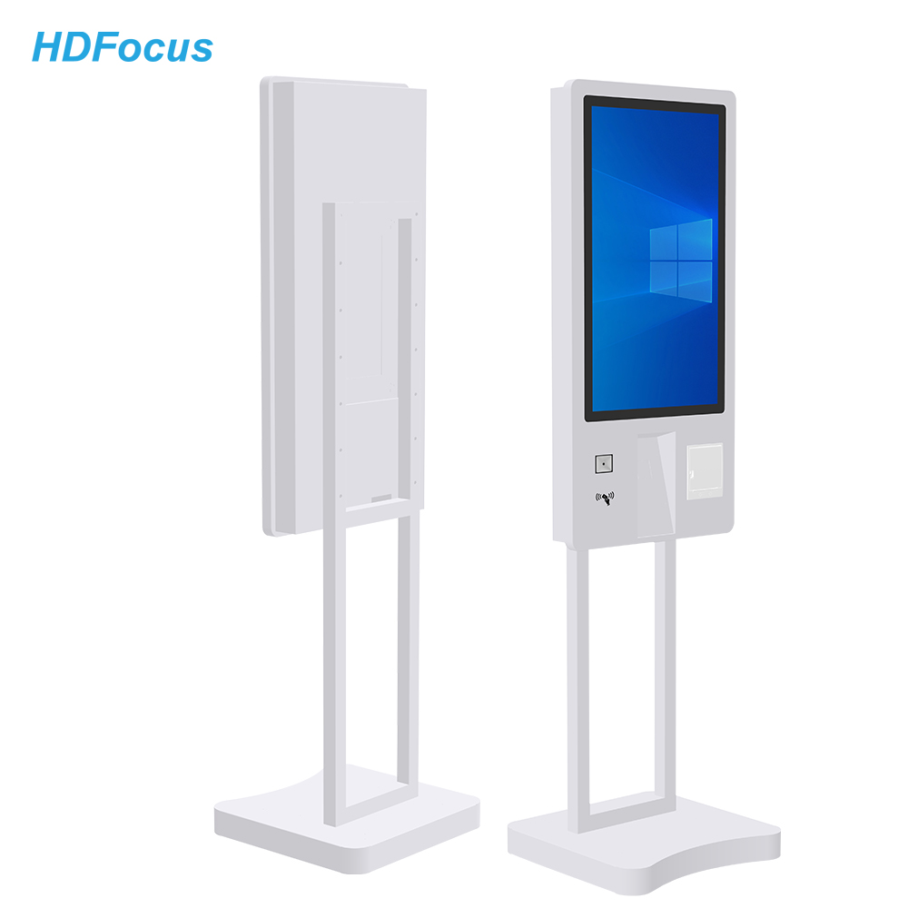 27-Inch Self-Service Fast Food Payment Kiosk Touch Screen Cinema Ticket Vending Machine with SDK Function