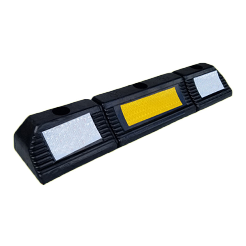 600*120*100mm limiter rubber parking space solid rubber wheel for parking lot