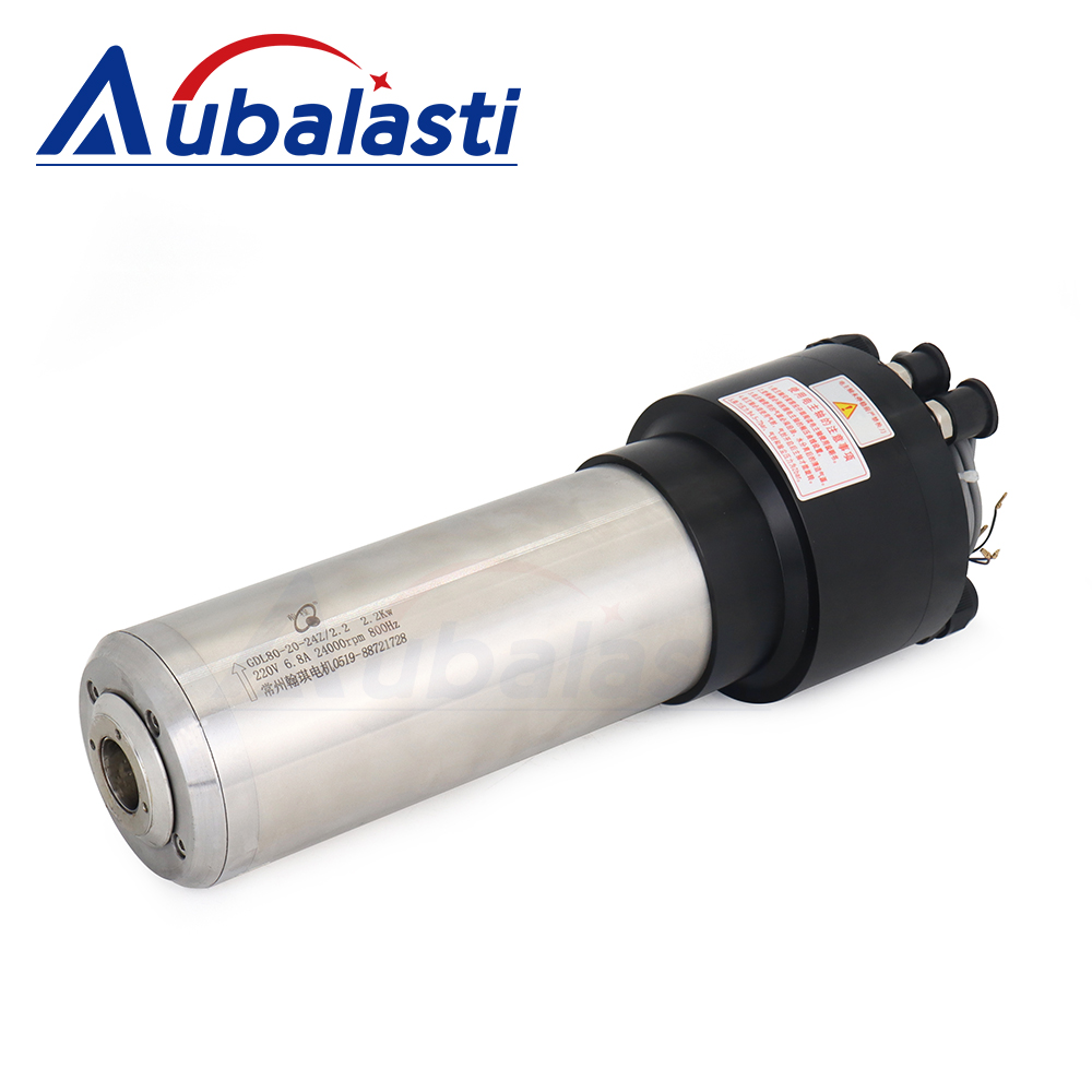 2.2KW шпинделя УВД 3HP ISO20 24000 об/мин 220V 7.6A 800 Гц 80 мм автоматическая смена инструмента мотор шпинделя Силовые транзисторы NPN PNP для фрезерный станок с ЧПУ гравировальный станок