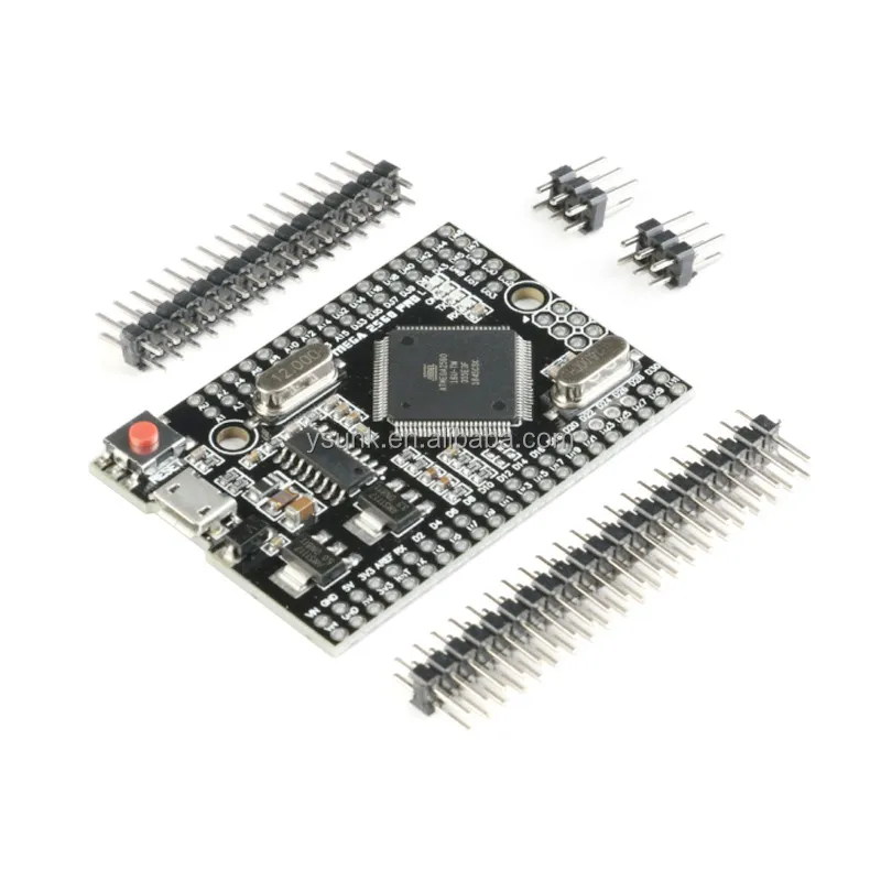 Mega2560 Pro Electronic Board Embed CH340G/ATMEGA2560-16AU Chip with male pinheaders