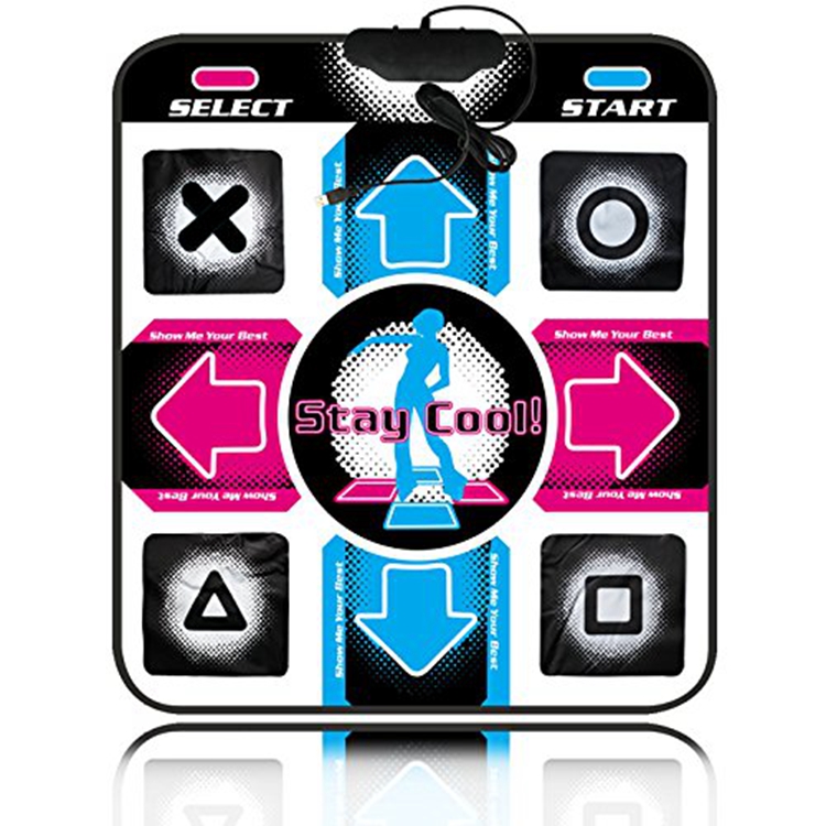 Pc Kids Non Slip Durable Wear Resistant Tv Mat Usb High Sensitively Gaming Experience Game Dance Pad