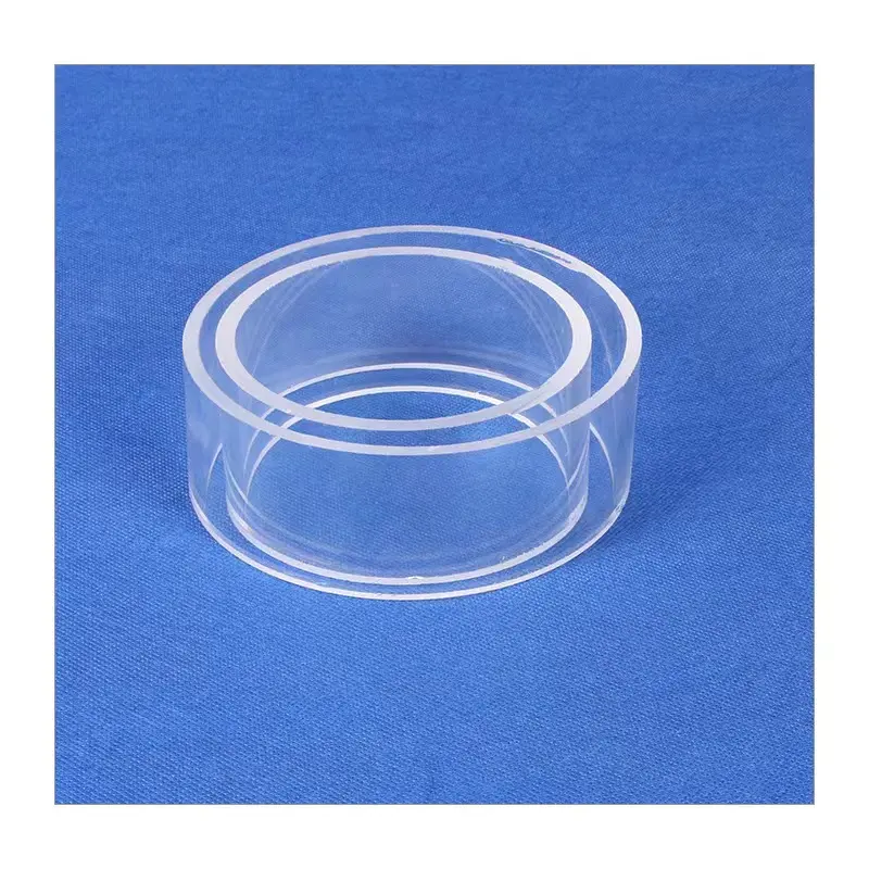 Customized large diameter quartz glass  tube Transparent Quartz pipe Glass tube