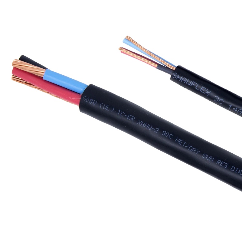 Type tc cables tinned copper wires PVC jacket 8awg tc cable flame retardant
