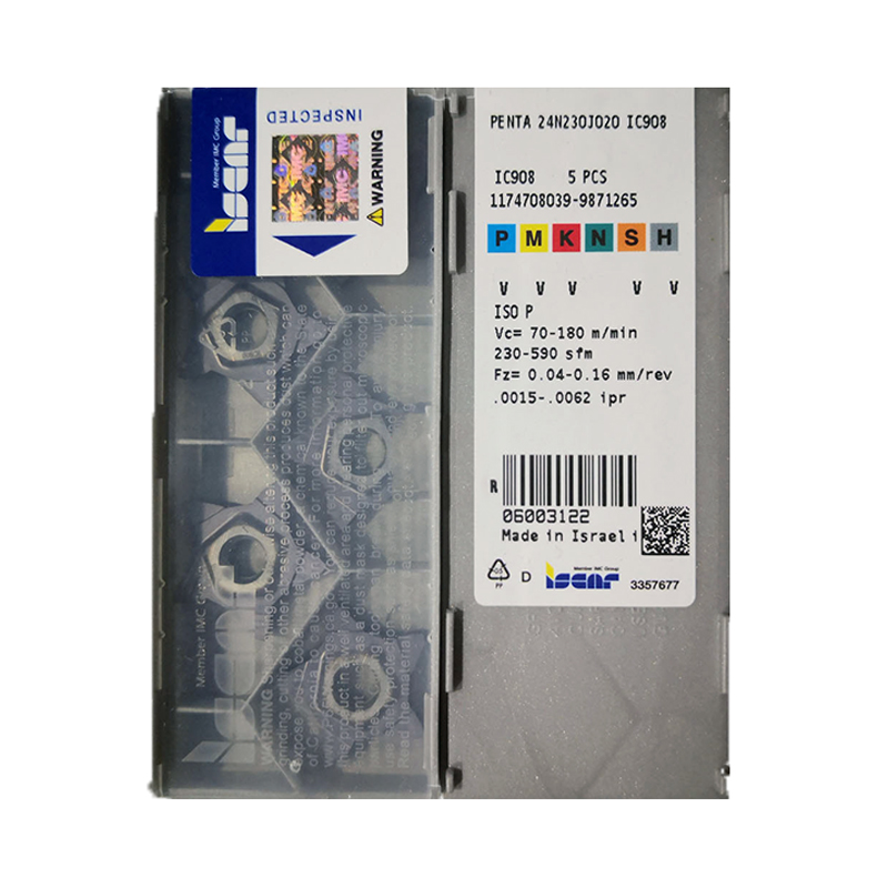 Канавочные вставки ISCAR, режущие инструменты PENTA 24N230J020 IC908