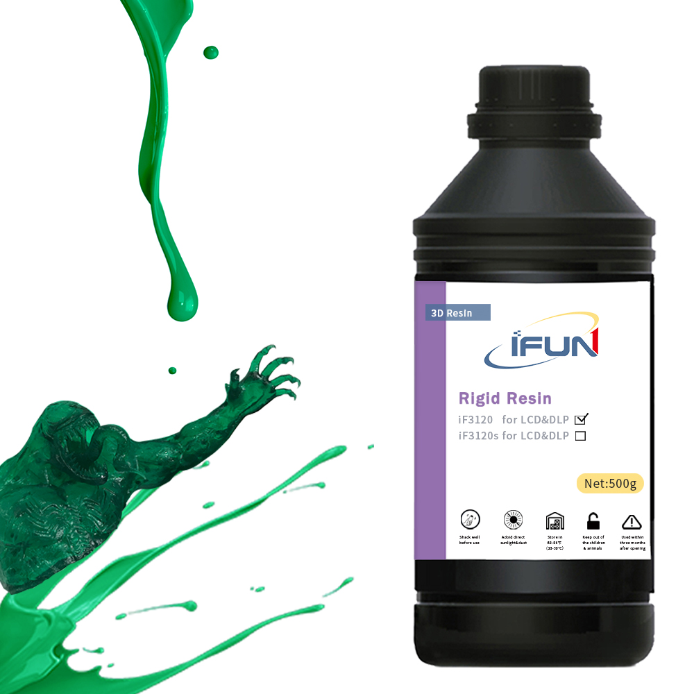 2019 IFun 3120 зеленый цвет низкая усадка и вязкость 3D принтер смола для ЖК-экранов для 3D фигуры