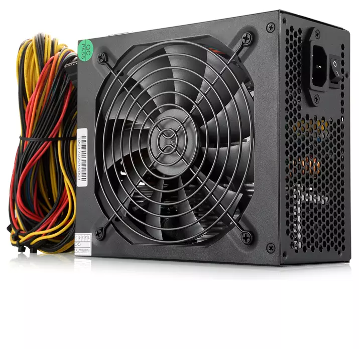 Блок питания ATX 2000 Вт, 8 GPU, 220 В, эффективный блок питания 90 plus, коэффициент конверсии до 90%