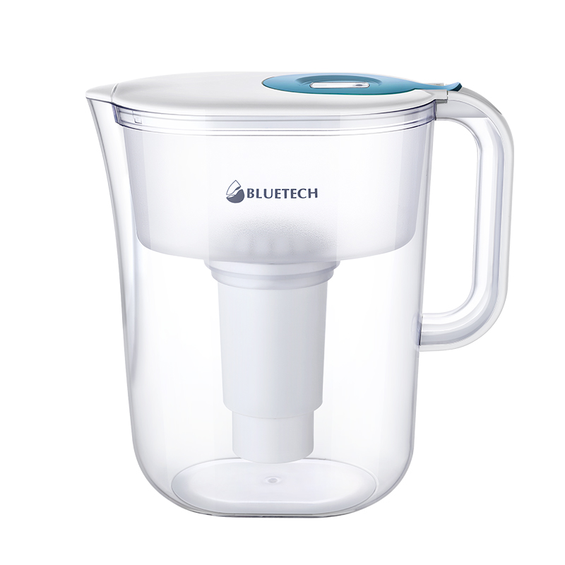 Easy to install 10 cup water filter with activated carbon filter replacement cartridge