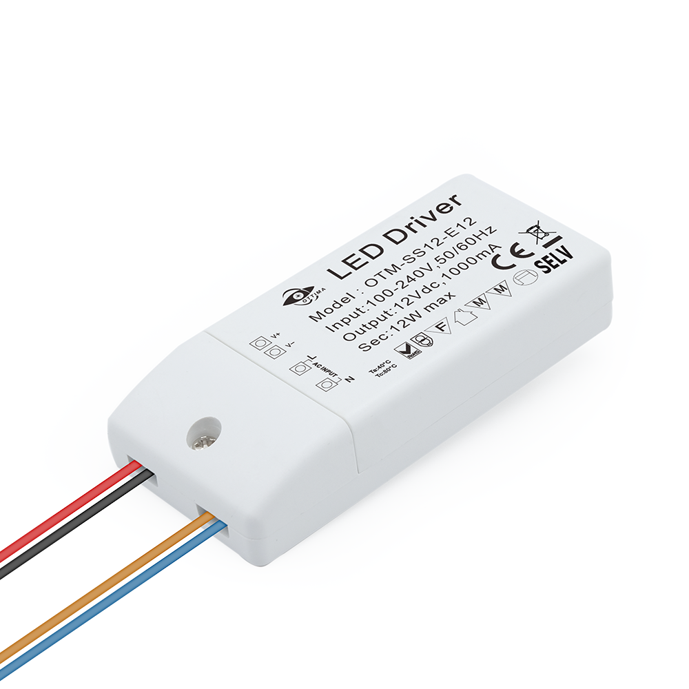 Лучшее качество ультра-тонкий пластиковый корпус IP20 led аварийный 12V брендовый источник питания постоянное напряжение 0.5A макс дизайн
