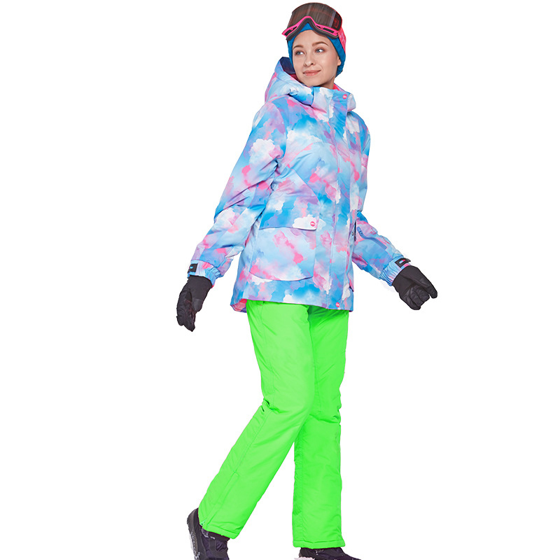 Unisex Breathable Waterproof Ski Wear Warm Snowboard Snow Jacket For woman snow wear ski suit