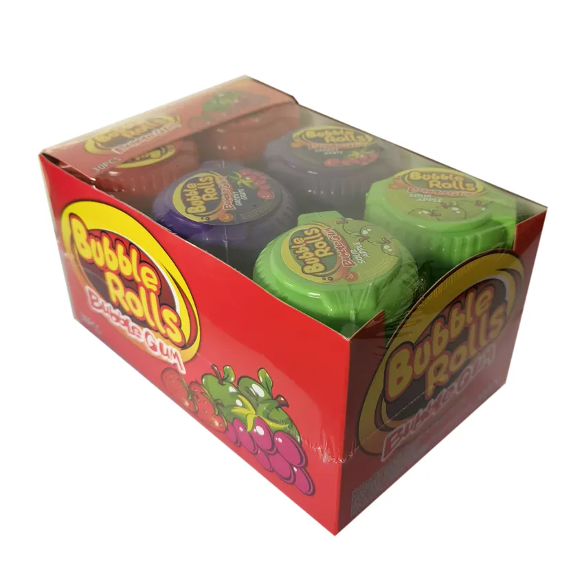 BUBBLE ROLLS 6g BUBBLE GUM CHEWING GUM