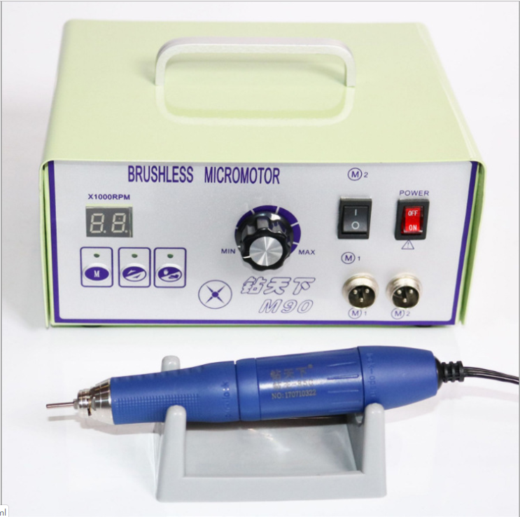 Dental Micromotor 70000 RPM Brushless Dental Micromotor Polishing Unit with Lab Handpiece Jewellery Engraving Micromotor