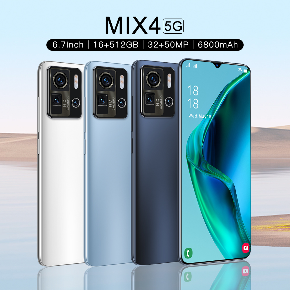Смартфон Xiaom mi Mix4 16 ГБ + 512 ГБ полноэкранный мобильный телефон разблокировка пальцем/лицом сотовый телефон
