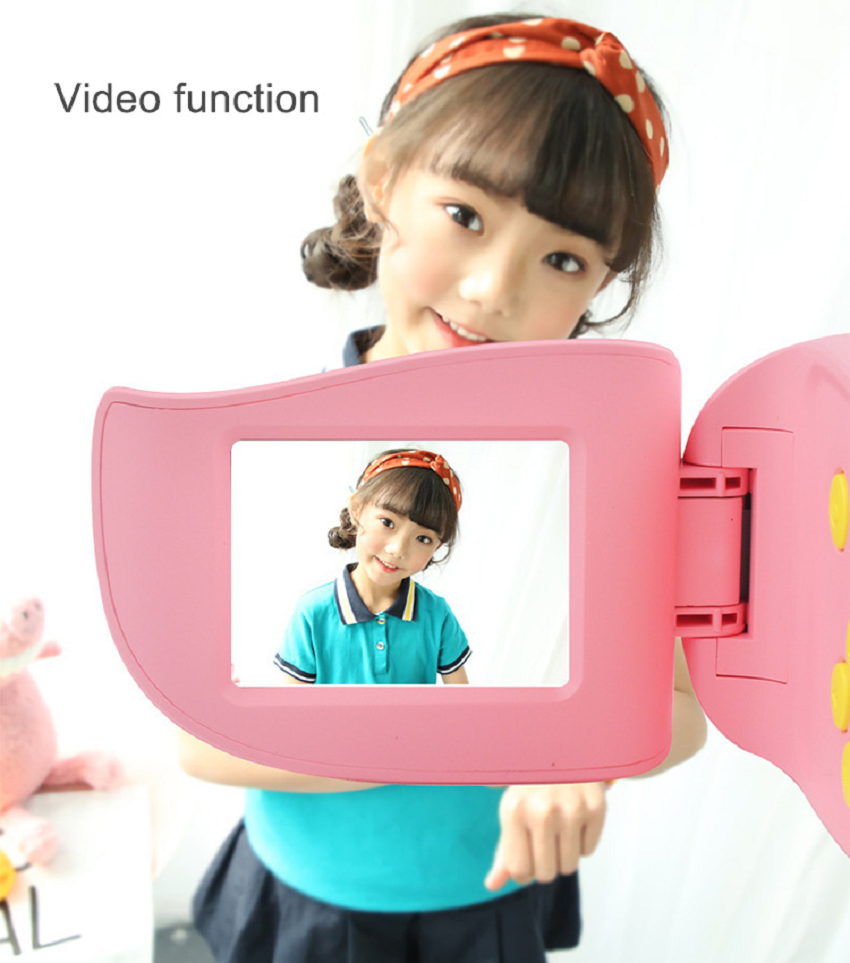Hot selling 4x Digital Zoom Toys best birthday gift 2.0 inch DV Kids Video Mini Cute Games Digital Camera