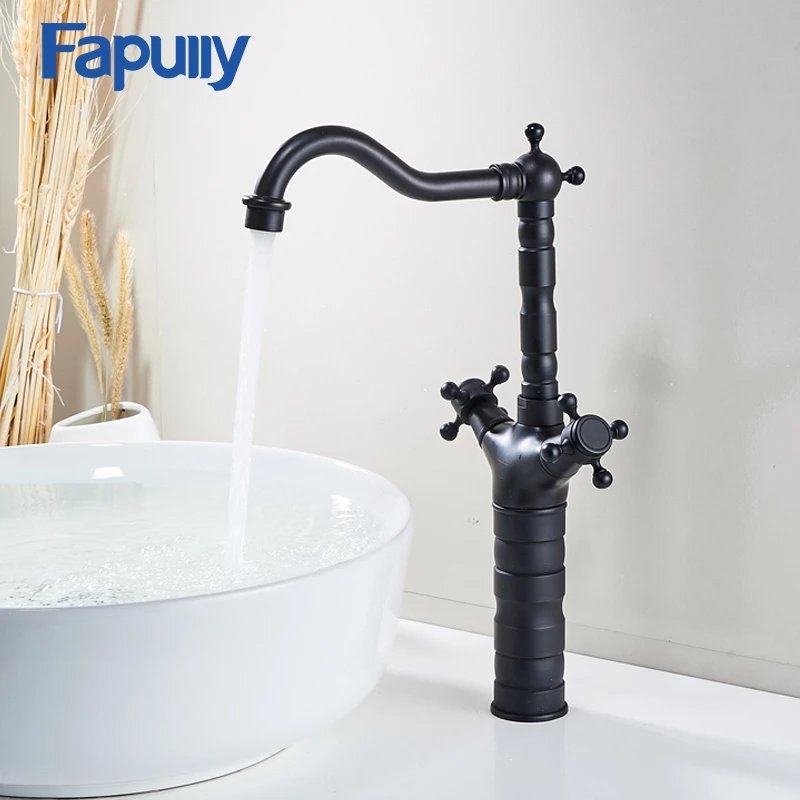 Retro basin faucet black faucet mixer taps basin antique wash basin faucet
