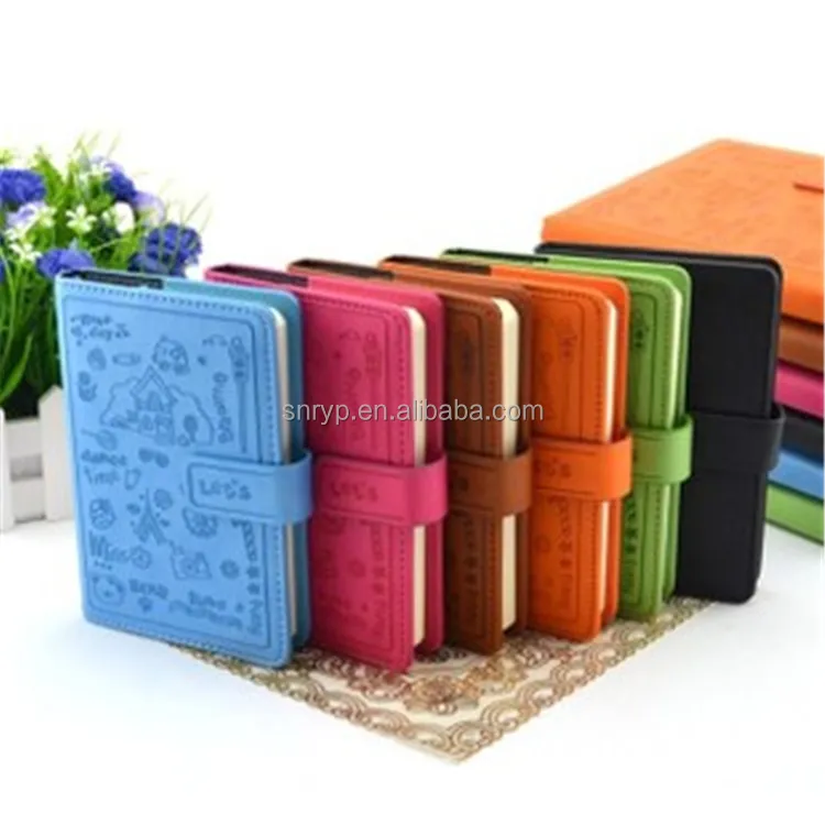 factory price wholesale pu A5 notebook  customzed leather Hardcover notebook with Embossed logo