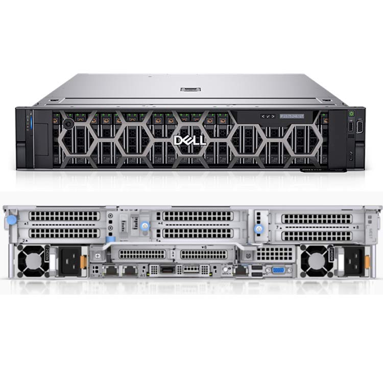 Оптовая продажа Dell Poweredge R750 2U стойка EMC память 32DDR4 800 Вт Intel Xeon компьютерная стойка сервер