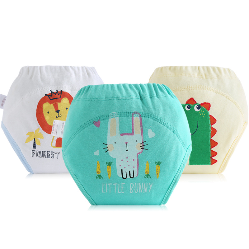 Factory oem less MOQ toddler cotton reusable potty training pants